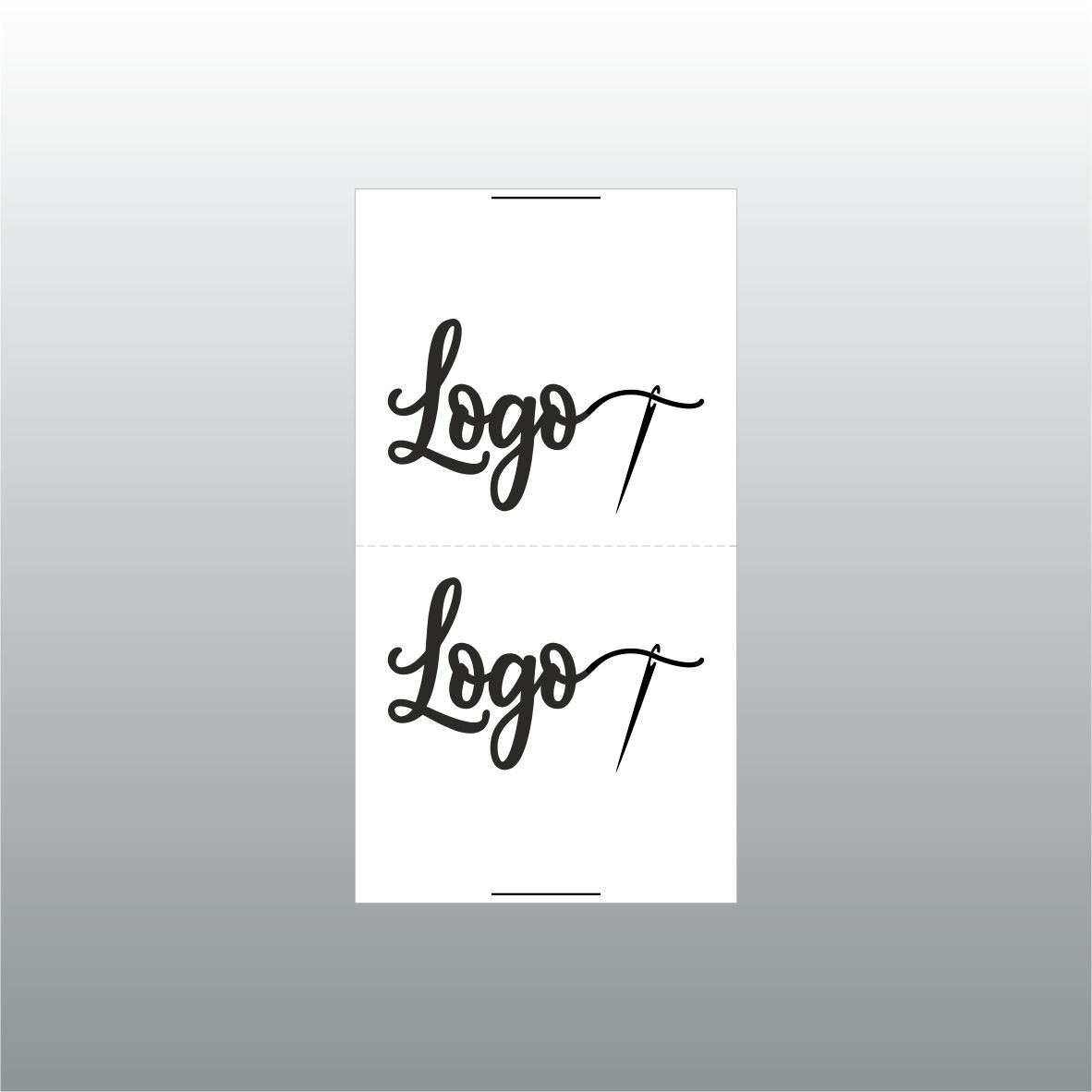 35mm laiune, valge satiinsilt. Logo mõlemal pool.