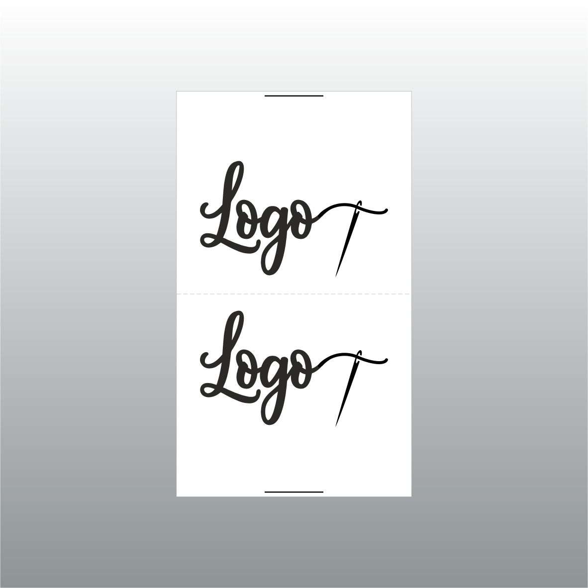 40mm laiune, valge satiinsilt. Logo mõlemal pool.