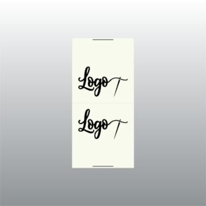 30mm laiune, beež satiinsilt. Logo mõlemal pool.